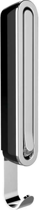 WENKO Klapphaken Premium Sigma Schwarz/Silber - Wandhaken Bild 1