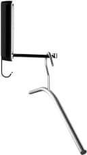 WENKO Klapphaken Premium Sigma Schwarz/Silber - Wandhaken Bild 4