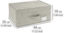 WENKO Organizer Balance Aufbewahrungsbox Taupe Vlies Bild 4