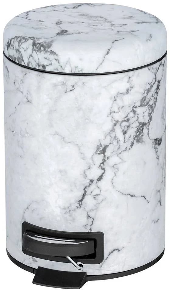 Kosmetikeimer WENKO Onyx Schwarz Stahl Mülleimer - Bild 3