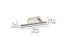 Wenko Turbo-Loc® Toilettenpapierhalter Orea Matt Silber Bild 3