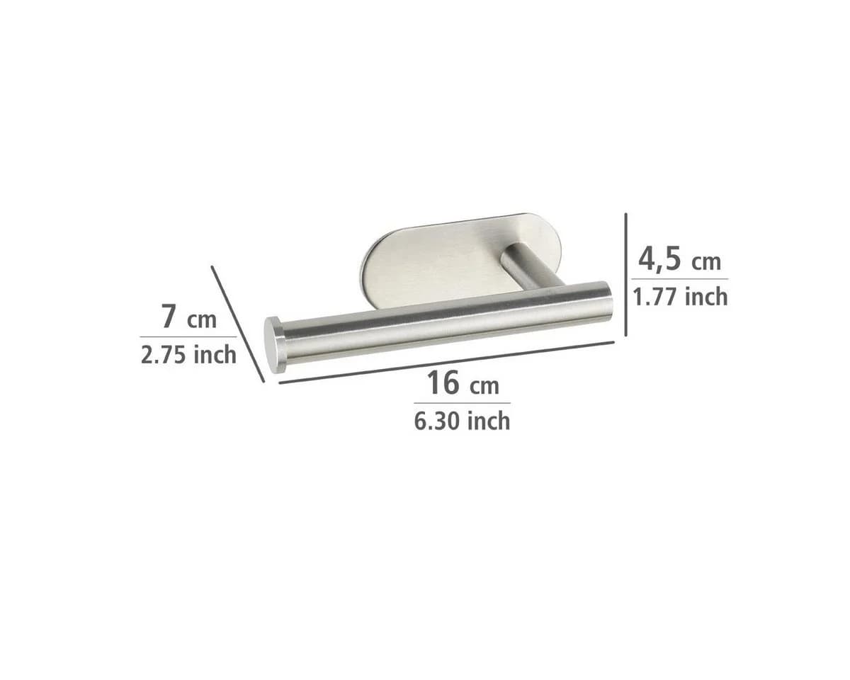 Wenko Turbo-Loc® Toilettenpapierhalter Orea Matt Silber - Bild 3