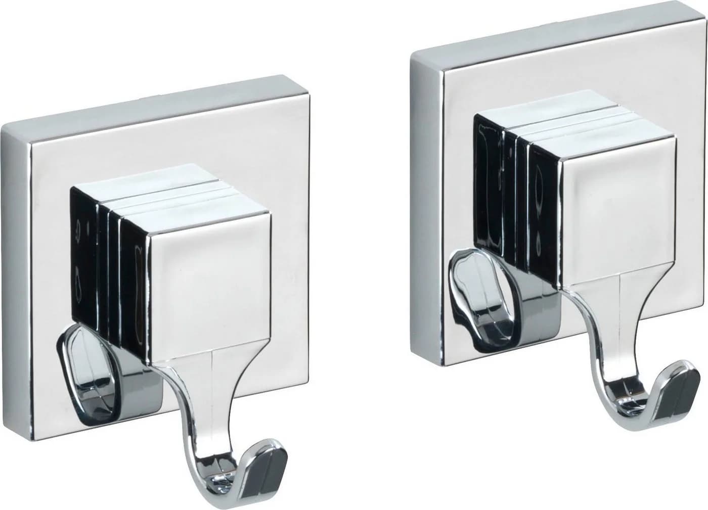 WENKO Wandhaken Vacuum-Loc® 2er Set Silber Chrom - Bild 2