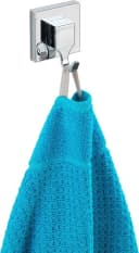 WENKO Wandhaken Vacuum-Loc® 2er Set Silber Chrom Bild 4