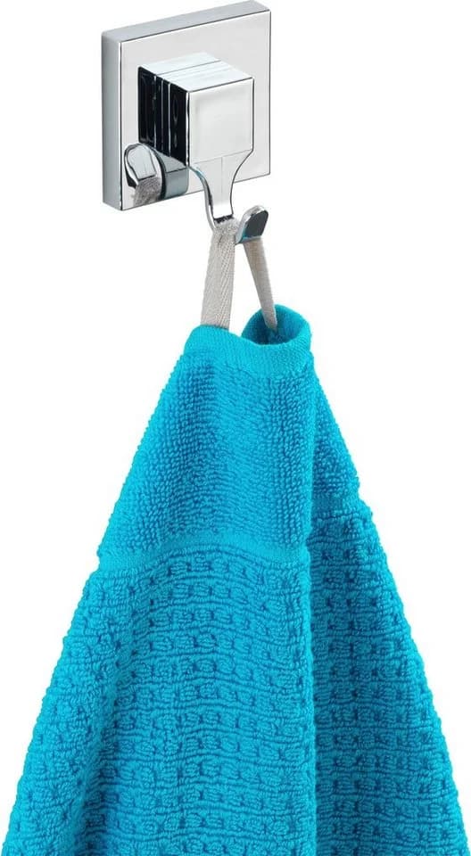 WENKO Wandhaken Vacuum-Loc® 2er Set Silber Chrom - Bild 4