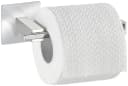 WENKO Toilettenpapierhalter Turbo-Loc Quadro Silber Edelstahl Bild 1