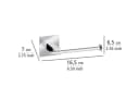 WENKO Toilettenpapierhalter Turbo-Loc Quadro Silber Edelstahl Bild 4