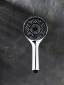 WENKO Handbrause Watersaving Schwarz matt mit 3 Strahlarten Bild 1