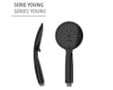 WENKO Handbrause Young Schwarz 5 Strahlarten ABS Bild 3