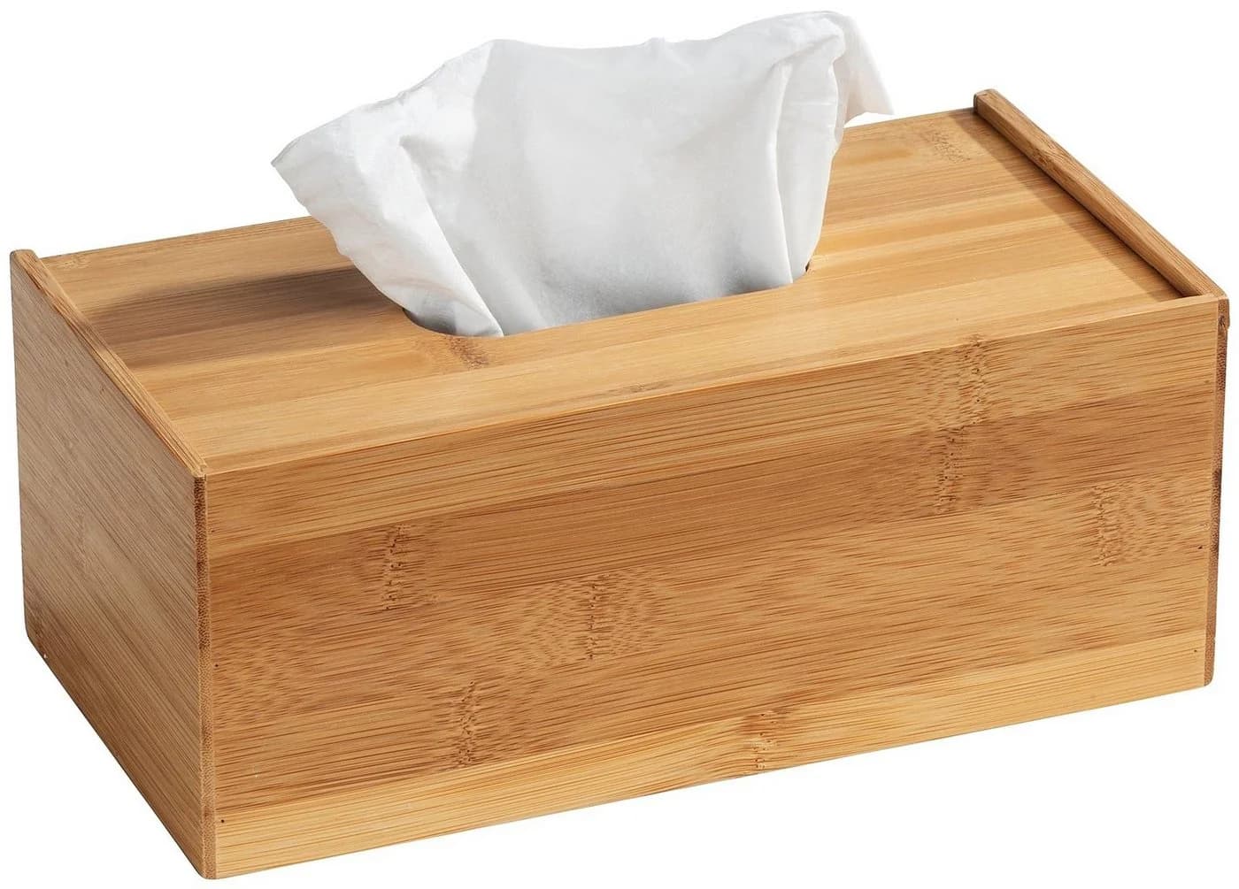 WENKO Papiertuchbox Terra Bambus Beige Bad Organizer