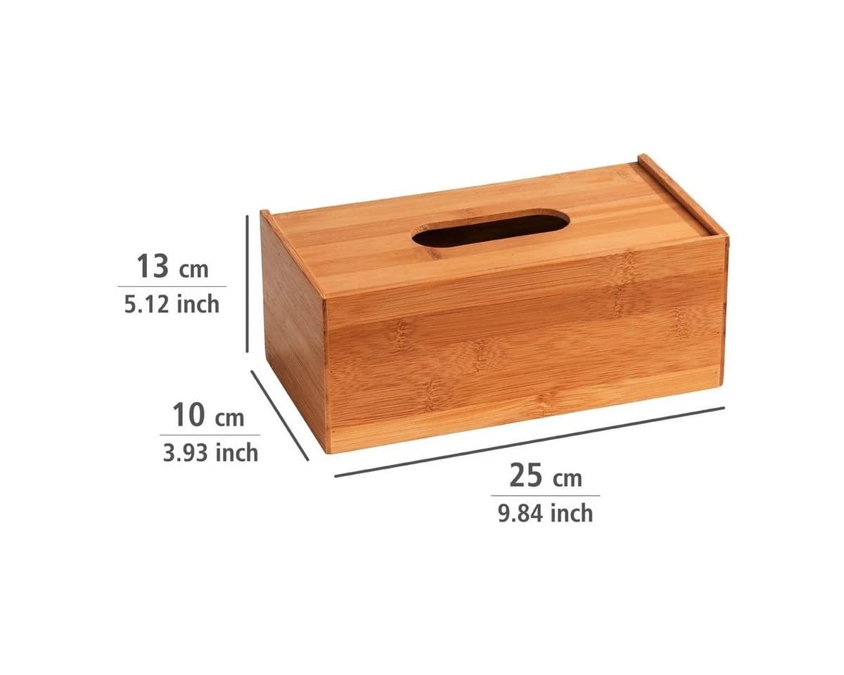 WENKO Papiertuchbox Terra Bambus Beige Bad Organizer - Bild 3
