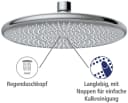 WENKO Regenduschkopf Watersaving System Silber Chrom Bild 5