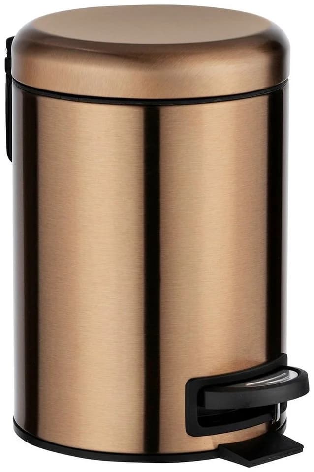 WENKO Kosmetikeimer Leman Schwarz Tretmechanismus 3 Liter - Bild 2