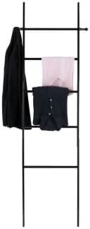 Wenko Handtuchleiter Loft Bambus Schwarz Bohrfrei Bild 2