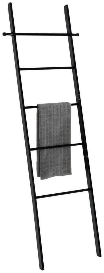 Wenko Handtuchleiter Loft Bambus Schwarz Bohrfrei - Bild 3