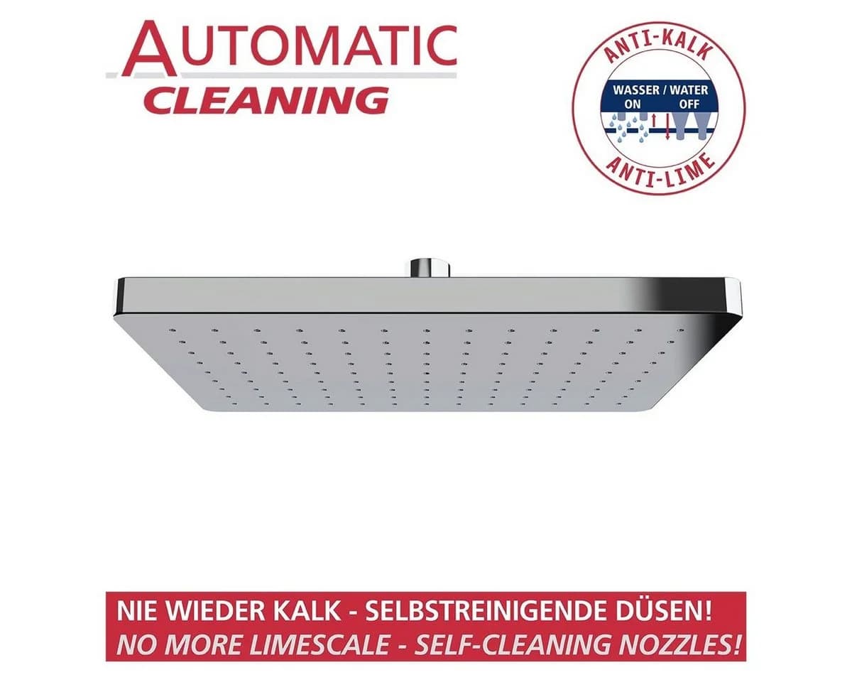 WENKO Regenduschkopf Watersaving System Automatic Cleaning Silber - Bild 3