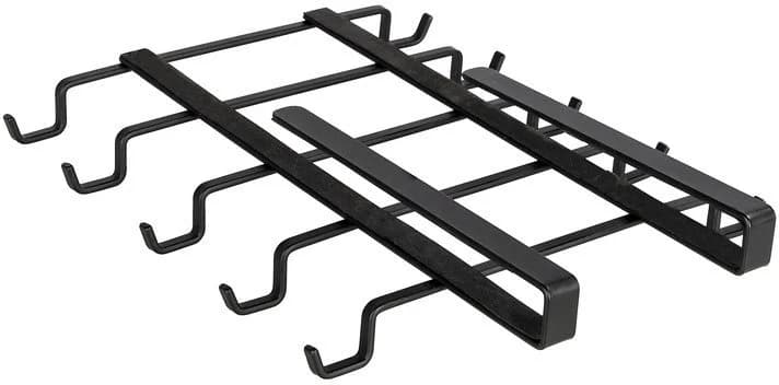 WENKO Tassenhalter für 10 Tassen Schwarz Metall Schrankeinsatz - Bild 2