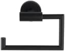 WENKO Toilettenpapierhalter Bosio Edelstahl Schwarz Matt Industrial Style Bild 1