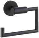 WENKO Toilettenpapierhalter Bosio Edelstahl Schwarz Matt Industrial Style Bild 2