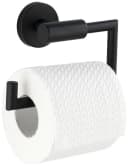 WENKO Toilettenpapierhalter Bosio Edelstahl Schwarz Matt Industrial Style Bild 3