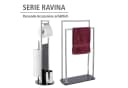 WENKO WC-Garnitur Ravina Silber Edelstahl Sicherheitsglas Bild 4