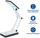 Maximex LED Schreibtischlampe faltbar weiß stufenlos verstellbar Bild 3