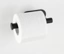 WENKO Toilettenpapierhalter Orea Schwarz Edelstahl ohne Bohren Bild 1