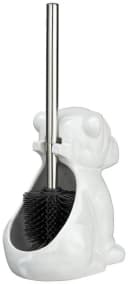 WENKO WC-Garnitur Bulldog Weiß Keramik mit Silikonbürste Bild 1
