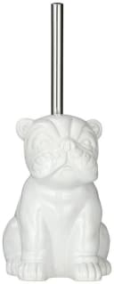 WENKO WC-Garnitur Bulldog Weiß Keramik mit Silikonbürste Bild 2