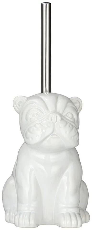 WENKO WC-Garnitur Bulldog Weiß Keramik mit Silikonbürste - Bild 2