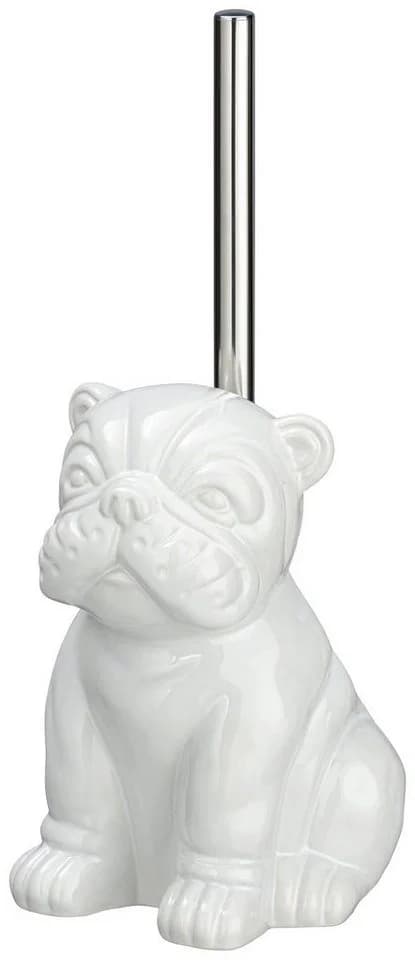 WENKO WC-Garnitur Bulldog Weiß Keramik mit Silikonbürste - Bild 3