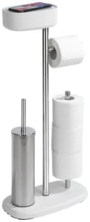 WENKO WC-Garnitur Rivazza Schwarz/Weiß mit Box und WC-Bürste Bild 1