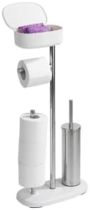 WENKO WC-Garnitur Rivazza Schwarz/Weiß mit Box und WC-Bürste Bild 4