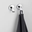 WENKO Wandhaken Vacuum-Loc® Irun 2er Set Silber Chromfrei Bild 1