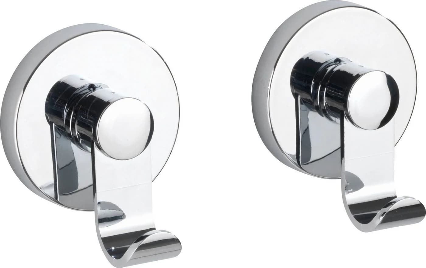 WENKO Wandhaken Vacuum-Loc® Irun 2er Set Silber Chromfrei - Bild 2