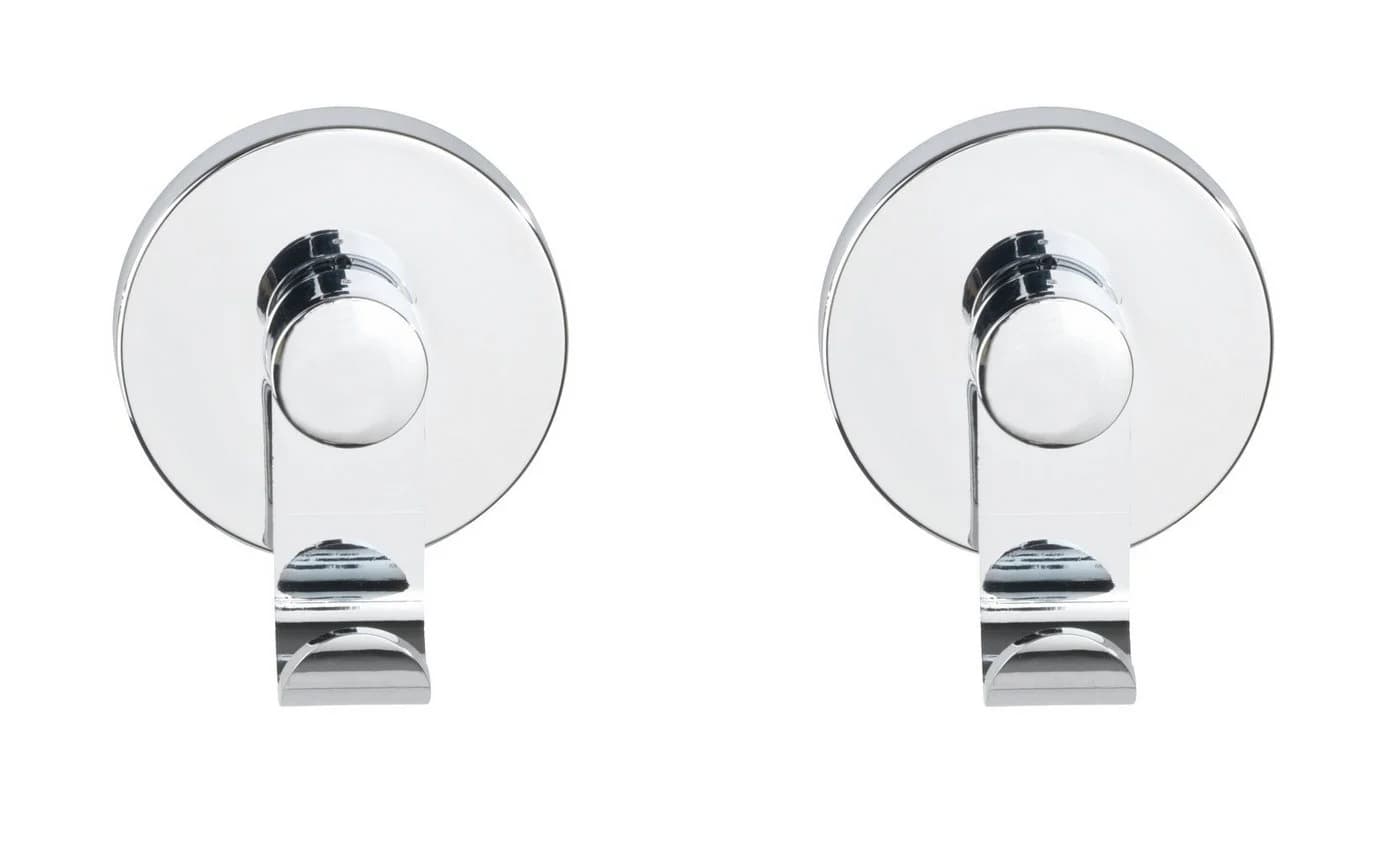 WENKO Wandhaken Vacuum-Loc® Irun 2er Set Silber Chromfrei - Bild 3