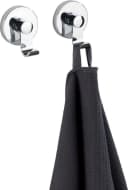 WENKO Wandhaken Vacuum-Loc® Irun 2er Set Silber Chromfrei Bild 4