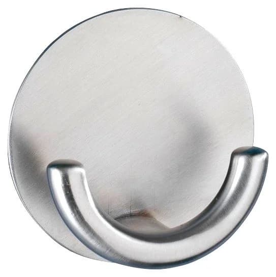 WENKO Wandhaken Rondo Set 4-tlg. Edelstahl selbstklebend