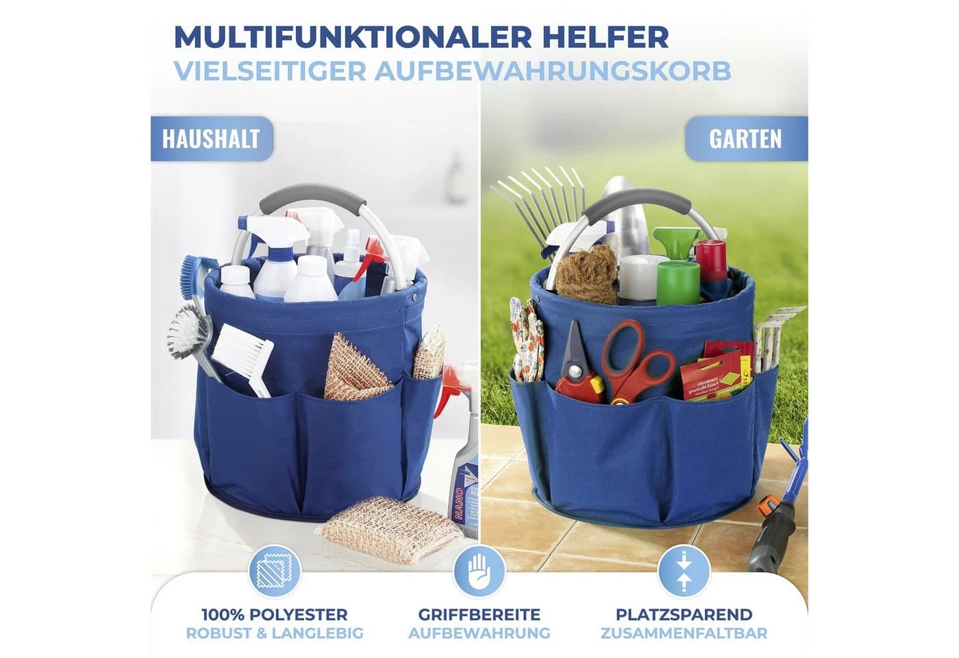 Maximex Universal-Reinigungs-Caddy Blau 2er Set - Bild 3