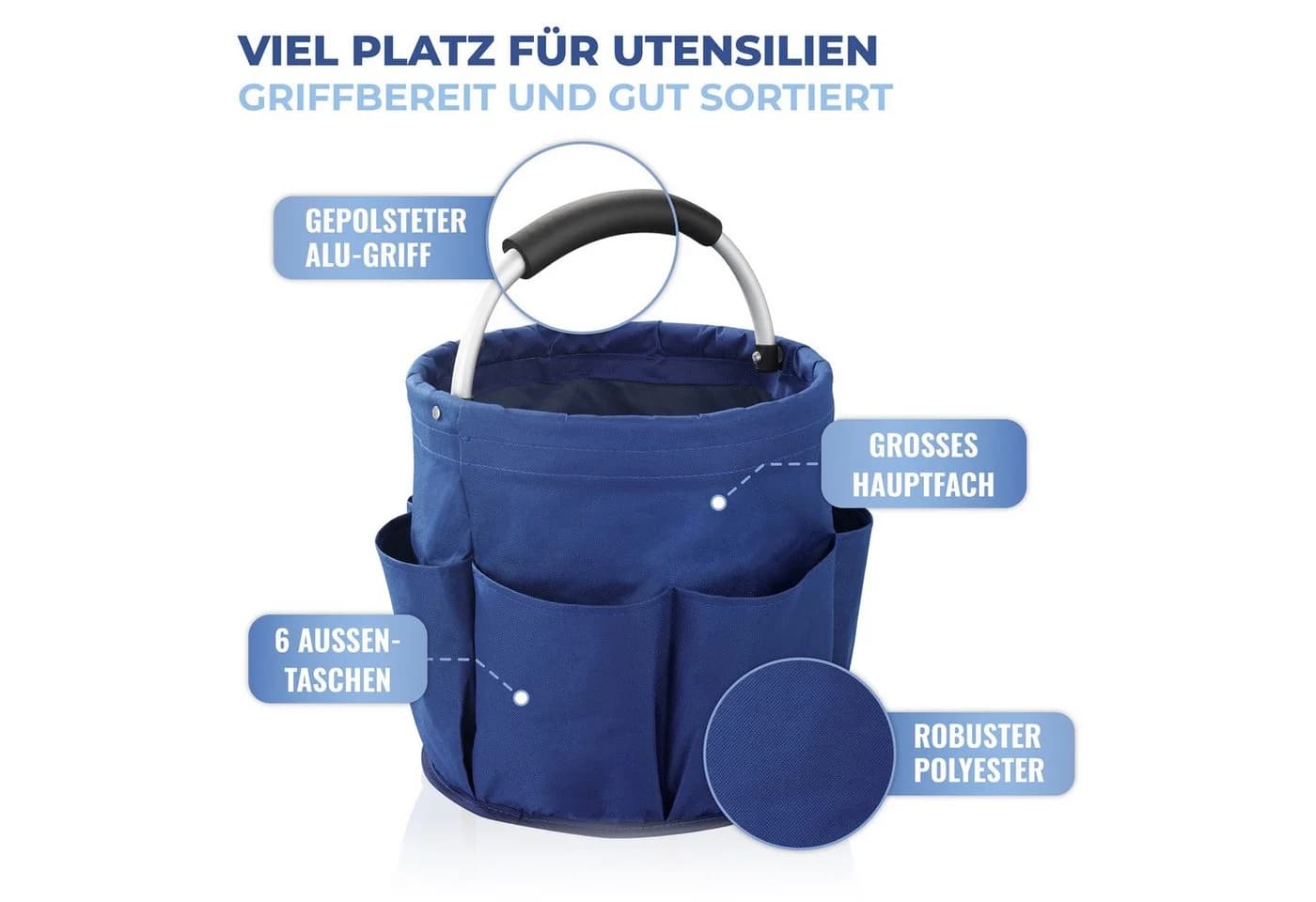 Maximex Universal-Reinigungs-Caddy Blau 2er Set - Bild 5