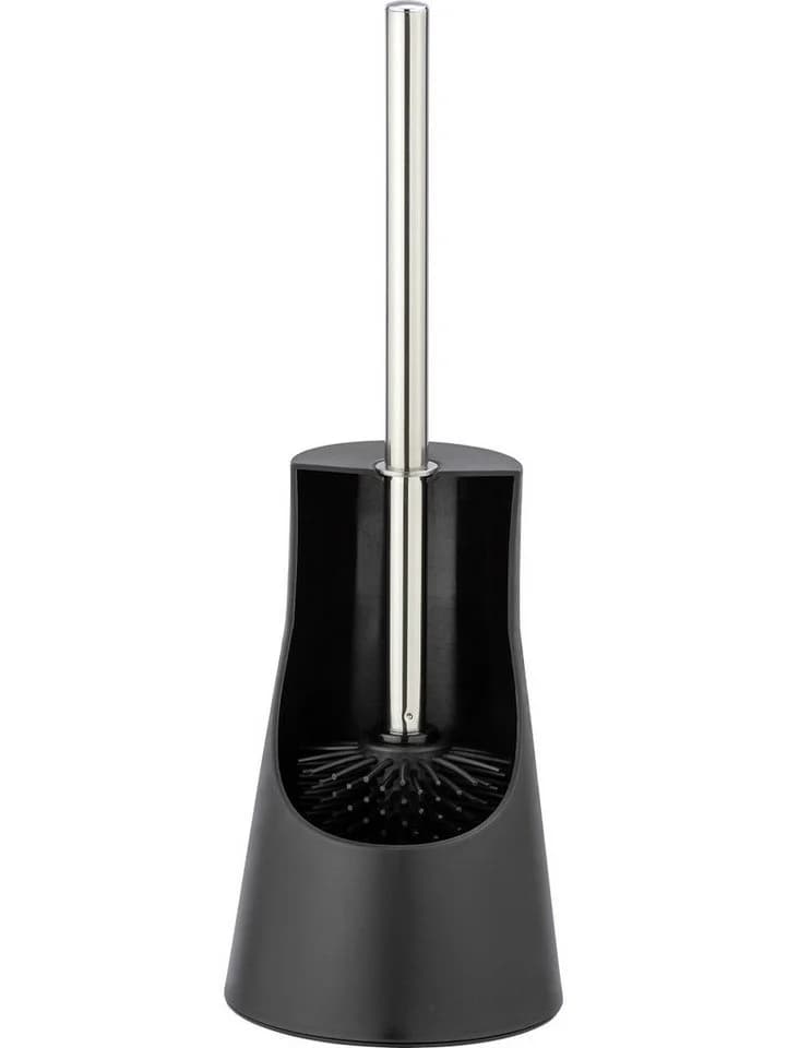 WENKO WC-Garnitur Silikon WC-Garnitur Arese Schwarz