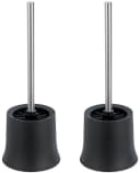WENKO WC-Garnitur Basic Schwarz Set 1-tlg. Modernes Design Bild 2