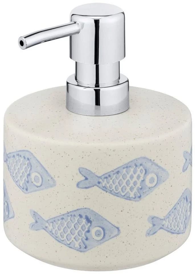 WENKO Seifenspender Aquamarin Blau Keramik Dosierspender 475 ml - Bild 3