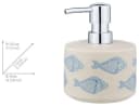 WENKO Seifenspender Aquamarin Blau Keramik Dosierspender 475 ml Bild 5