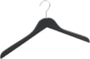 WENKO Kleiderbügel Modell Paris Set 5 Stk. Schwarz Massivholz Bild 1