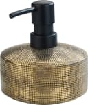 WENKO Seifenspender Rivara Gold Keramik Handbemalt 400 ml Bild 2