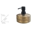 WENKO Seifenspender Rivara Gold Keramik Handbemalt 400 ml Bild 5