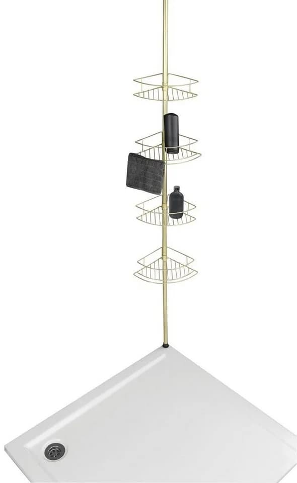 Wenko Teleskopregal Dolcedo Gold 4 Ablagen - Bild 4