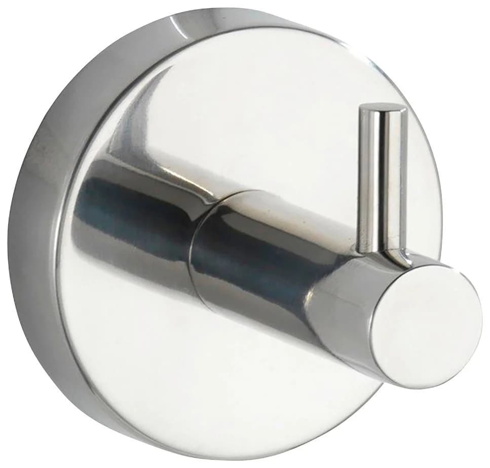 WENKO Wandhaken Bosio 2er Set Edelstahl Silber