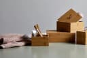WENKO Aufbewahrungsbox Terra Set 2 St Bambus Braun Bild 5